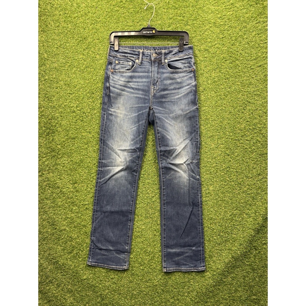 American Eagle Jeans Mens 29x32 Boot Bootcut Stretch Dark Wash Denim y2k